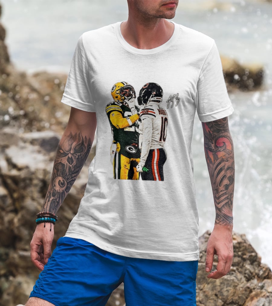 Luther Burden III Packers Bears Football Rivalry T-Shirt