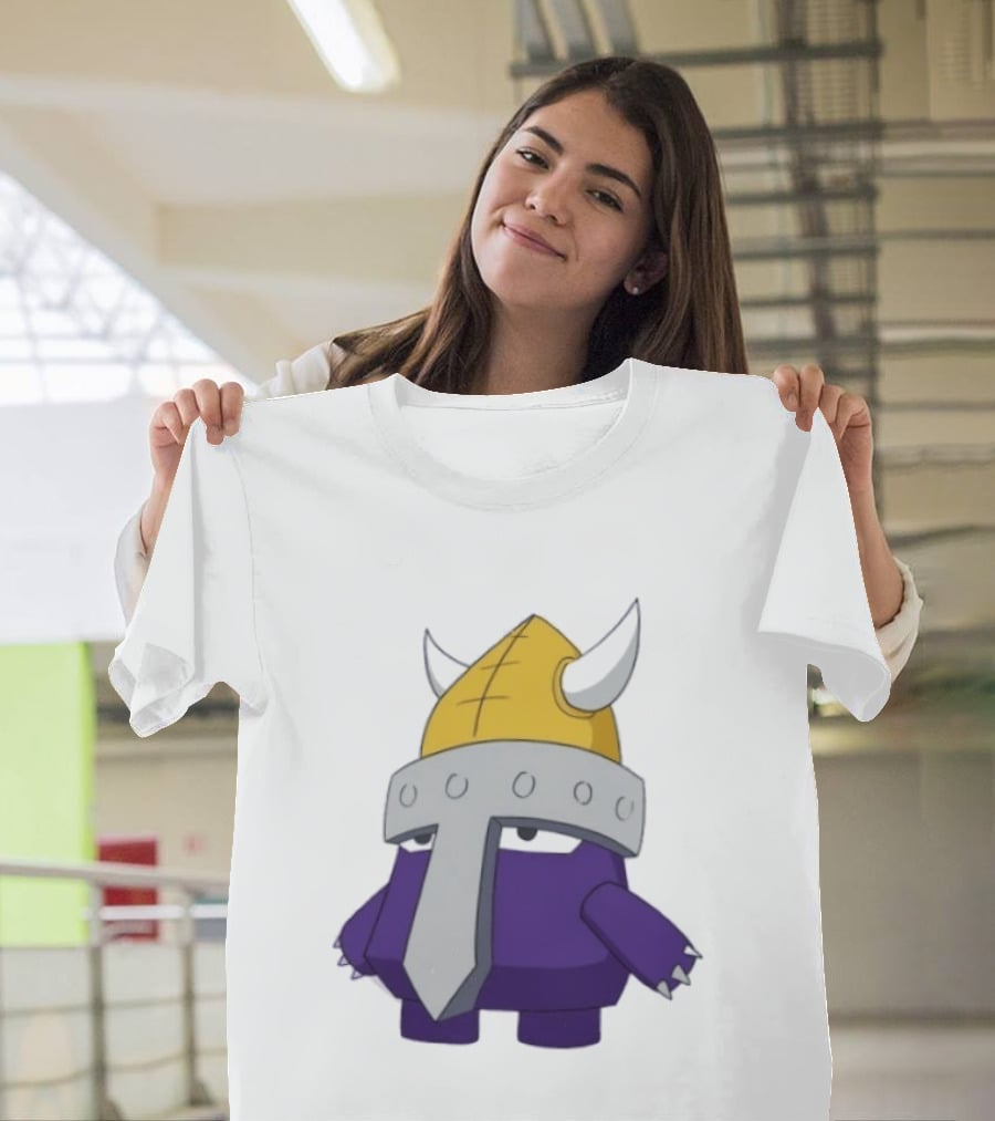 Minnesota Vikings Pokemon Mashup Viking Helmet T-Shirt