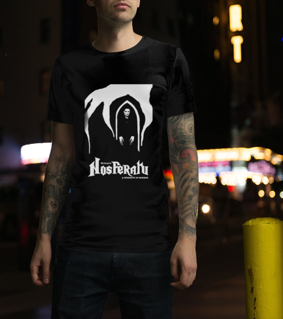 Nosferatu A Symphony Of Horror Murnau Classic Horror Film Archway T-Shirt