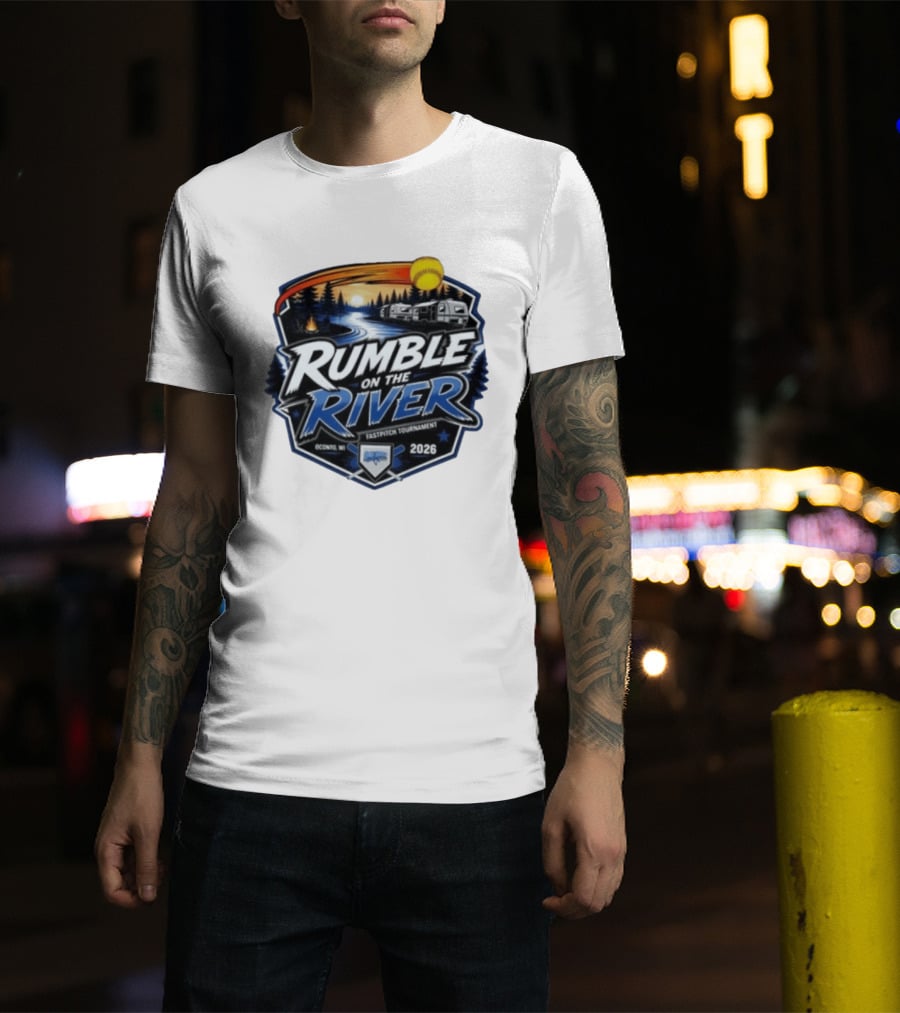 Rumble On The River Fastpitch Tournament Oconto WI 2026 T-Shirt