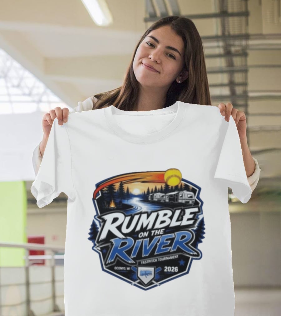 Rumble On The River Fastpitch Tournament Oconto WI 2026 T-Shirt