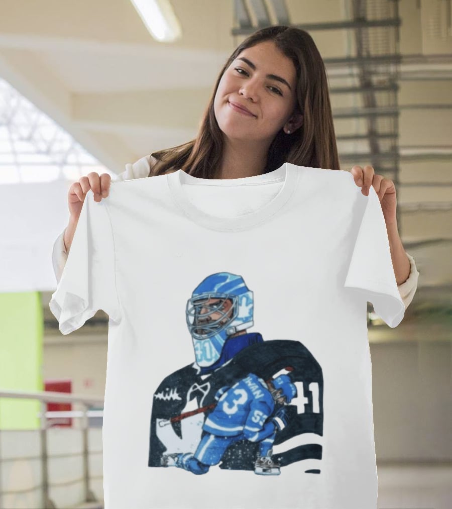 Cowan 53 Toronto Hockey Game 2 BrianBeLeafs Goalie Art 41 T-Shirt