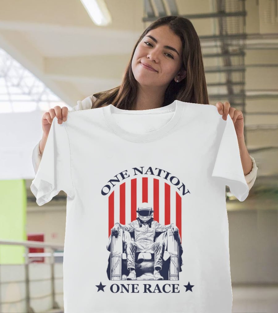 One Nation One Race Racer X IndyCar Washington DC T-Shirt