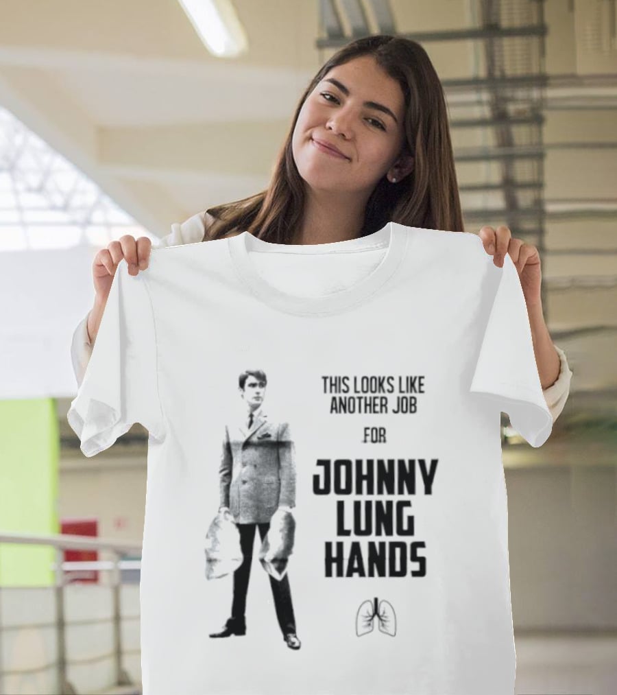 This Looks Like Another Job For Johnny Lung Hands Retro Noir T-Shirt