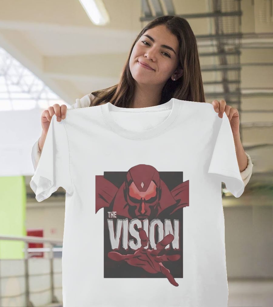 The Vision Marvel Superhero Avengers Comic T-Shirt