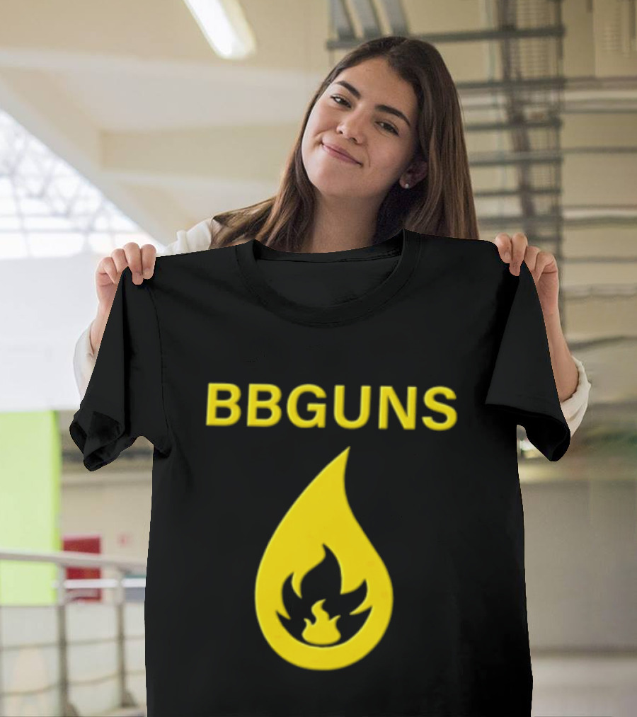 BBGUNS Yellow Flame T-Shirt
