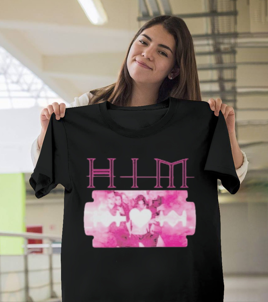 HIM Band Heartagram Razorblade Romance Ville Valo T-Shirt