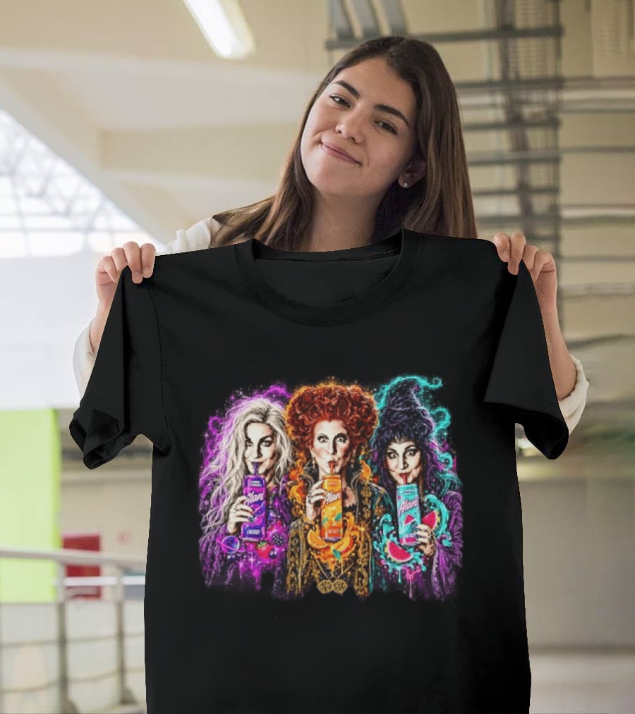 Sarah Jessica Parker Bette Midler Kathy Najimy Drinking Alani Cosmic Stardust Mimosa Watermelon Wave T-Shirt