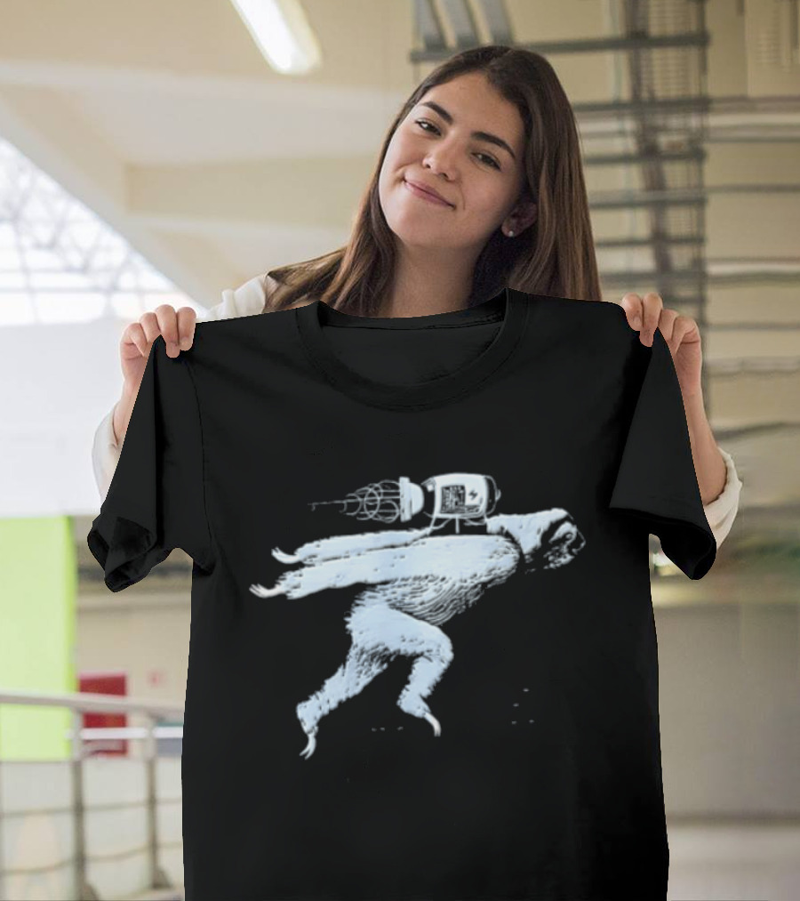 Sloth Flying With Rocket Jetpack Adventure T-Shirt