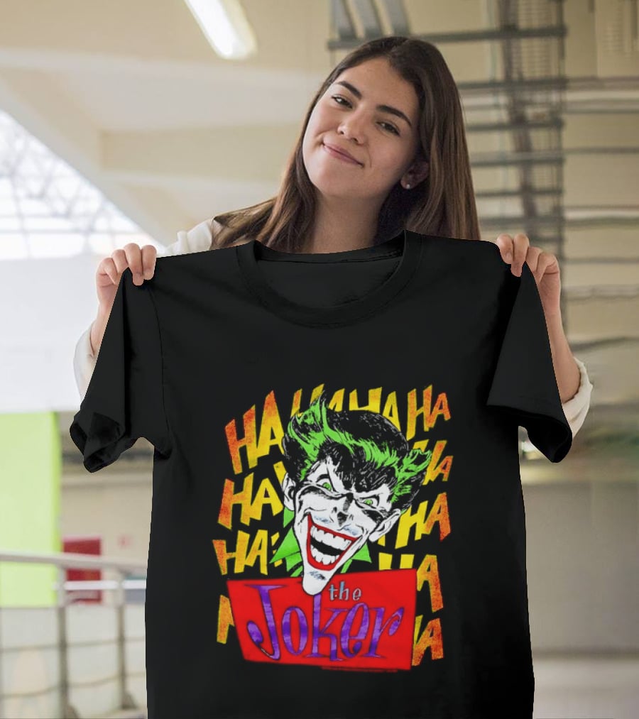 The Joker Ha Ha Ha Comic Laughing Face T-Shirt