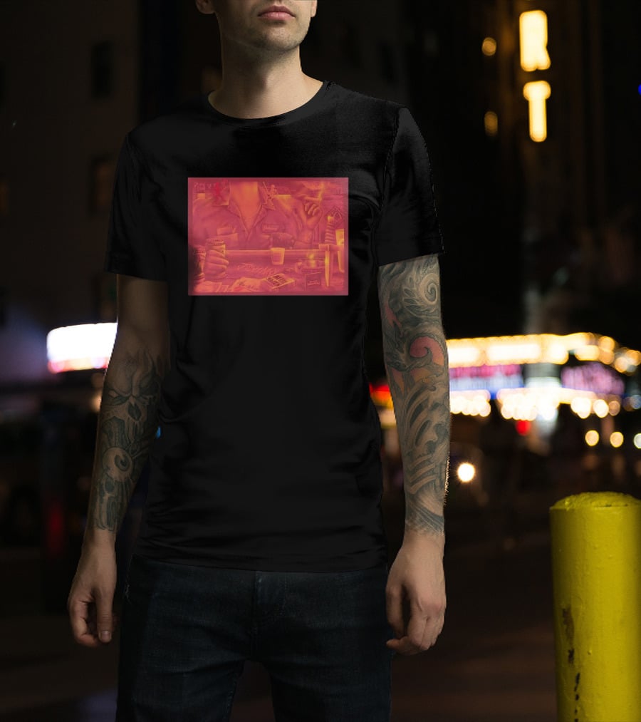 Johnny St Louis Missouri October 6 2020 Concert 100 Club Smoking Dice Beer Neon T-Shirt