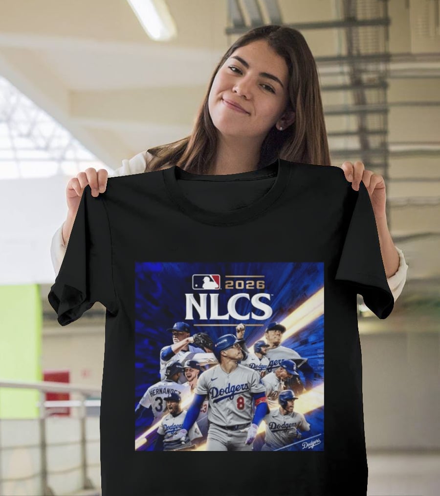 MLB Los Angeles Dodgers 2026 NLCS Bound Celebration T-Shirt