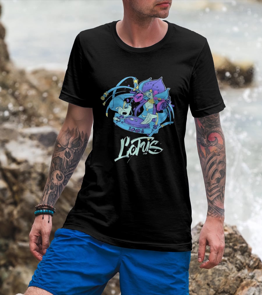 Lotus DJ Warframe Sci Fi Gaming T-Shirt