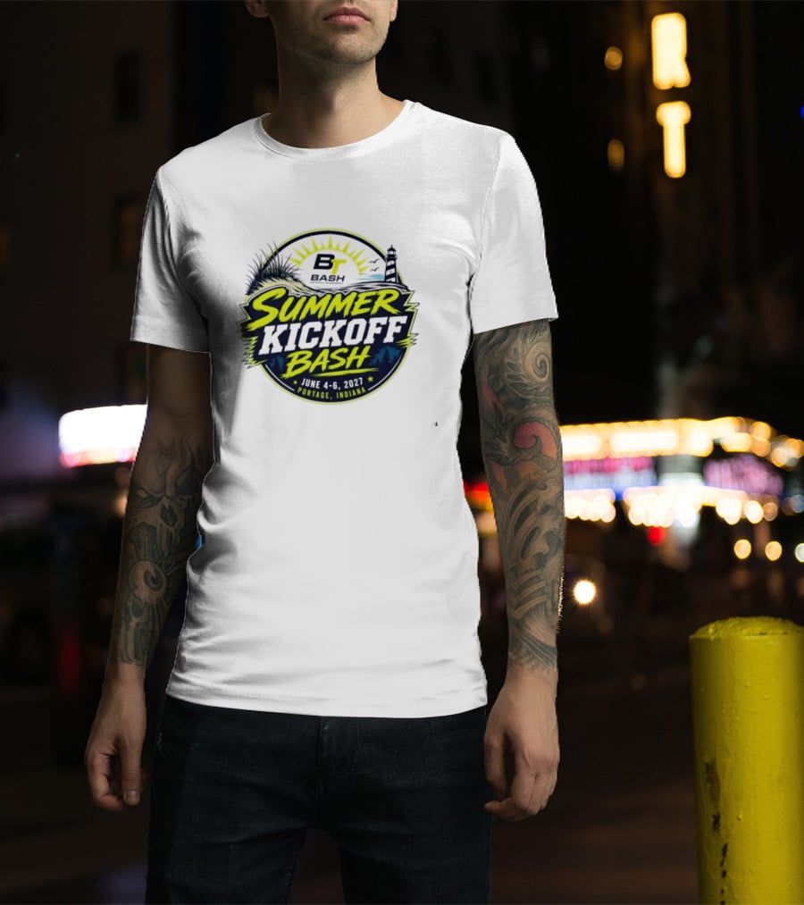 Portage Indiana Summer Kickoff Bash ET Bash Softball Event T-Shirt