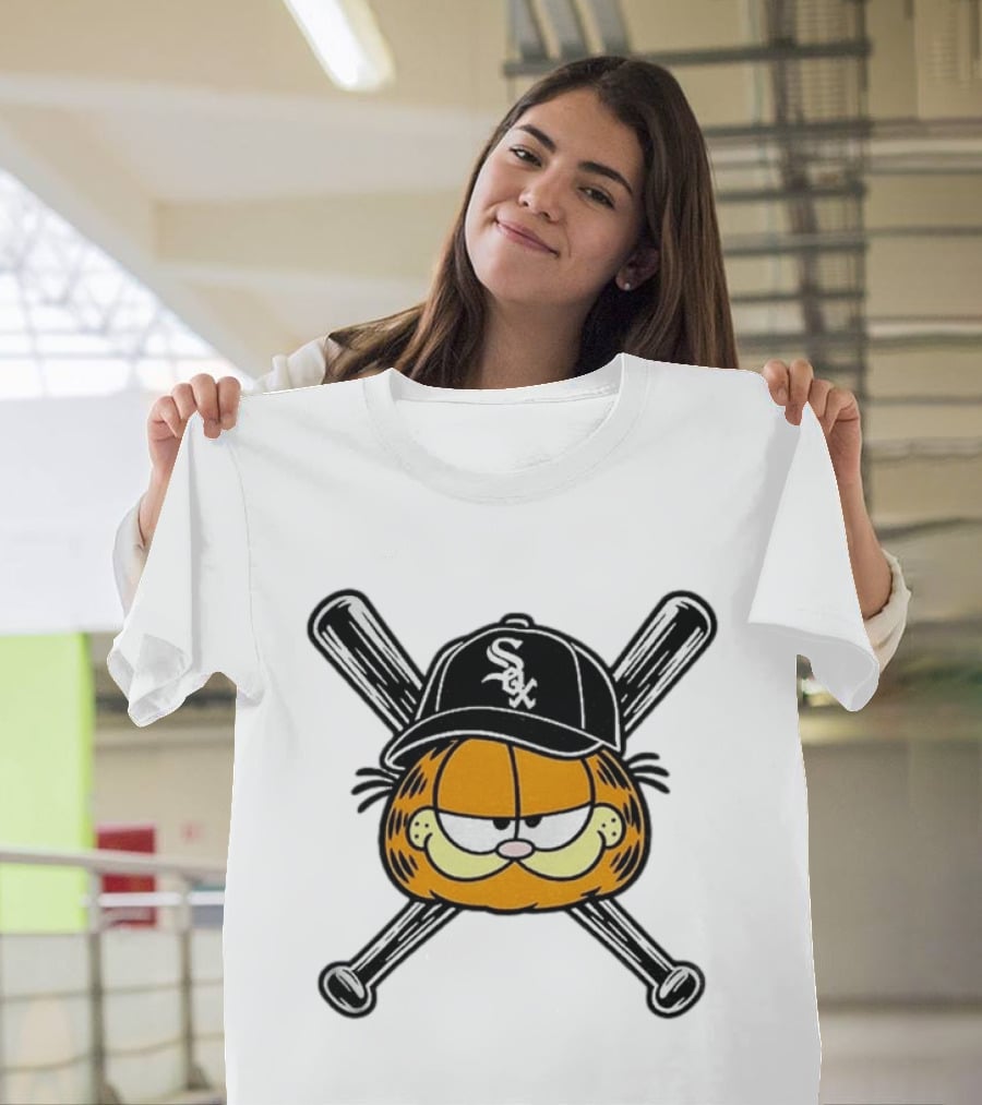 White Sox South Side Garfield Baseball T-Shirt