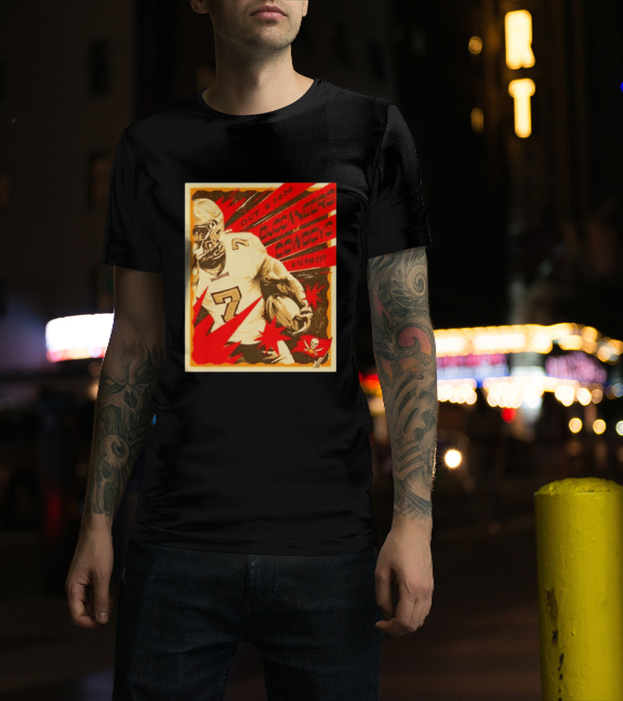 Buccaneers At Cowboys October 8 2026 8:15 PM EST T-Shirt