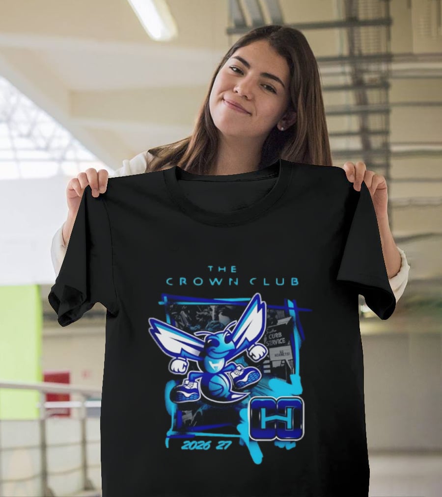 Charlotte Hornets The Crown Club 2026 27 Curb Service HH T-Shirt