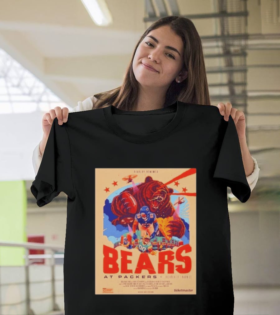Rivalry Renewed Bears At Packers October 11 Noon CT Ticketmaster T-Shirt