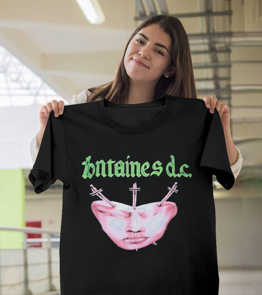 Fontaines DC Dagger Face Irish Post Punk Band T-Shirt