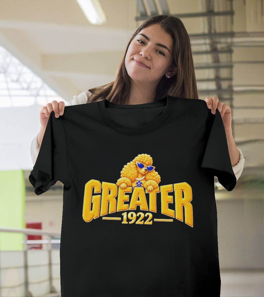 Poodle Sorority Greater 1922 Retro Sunglasses T-Shirt