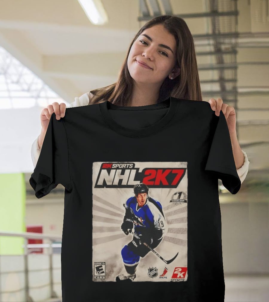 2K Sports NHL 2K7 Joe Thornton 19 Rated Number 1 NHL Game 2007 T-Shirt