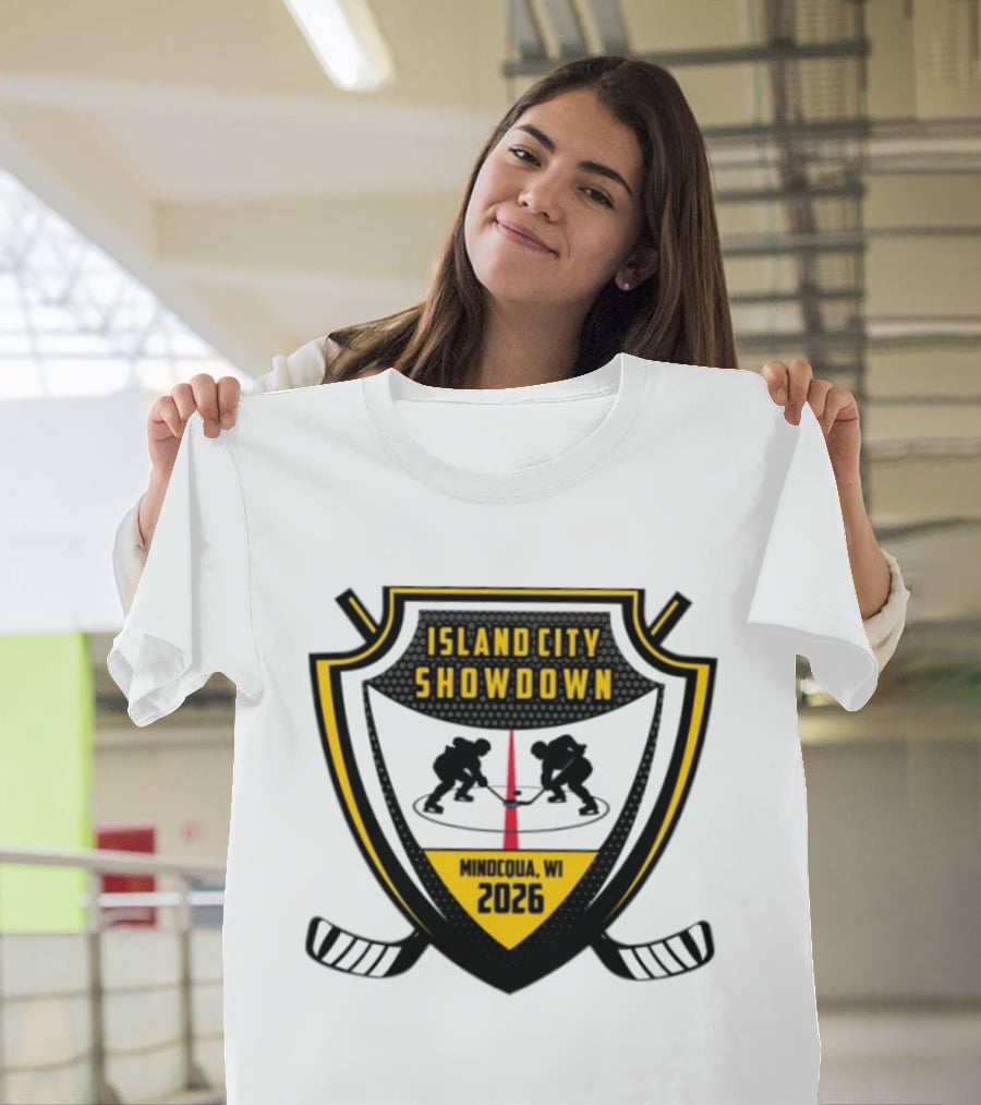 Island City Showdown Minocqua WI 2026 Hockey Event T-Shirt