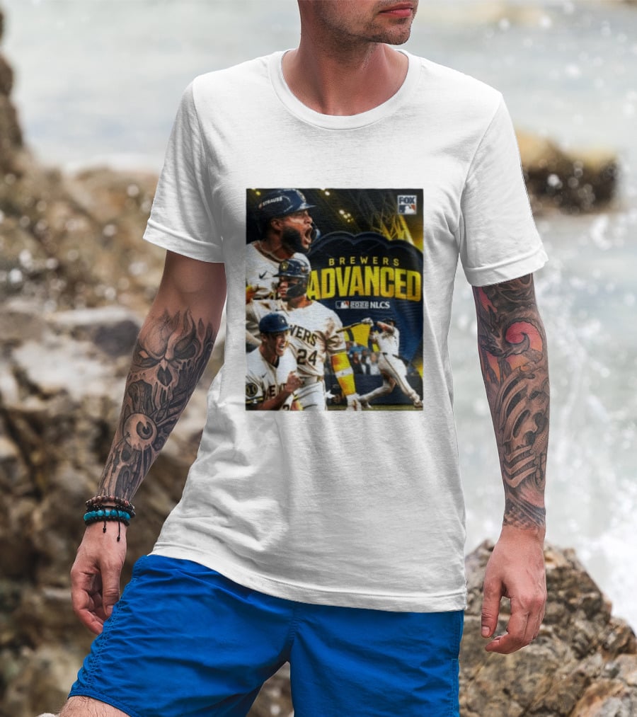 Brewers Advanced 2026 NLCS MLB Fox T-Shirt