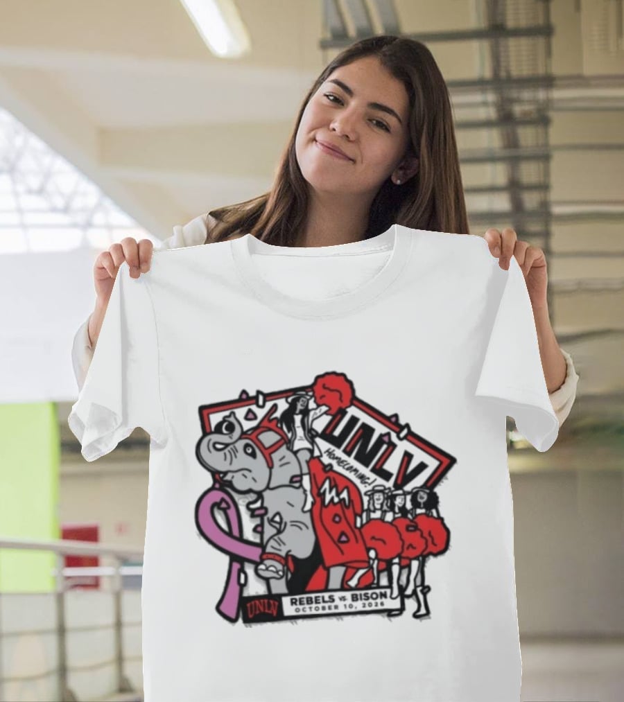 UNLV Rebels Vs Bison Homecoming October 10 2026 T-Shirt