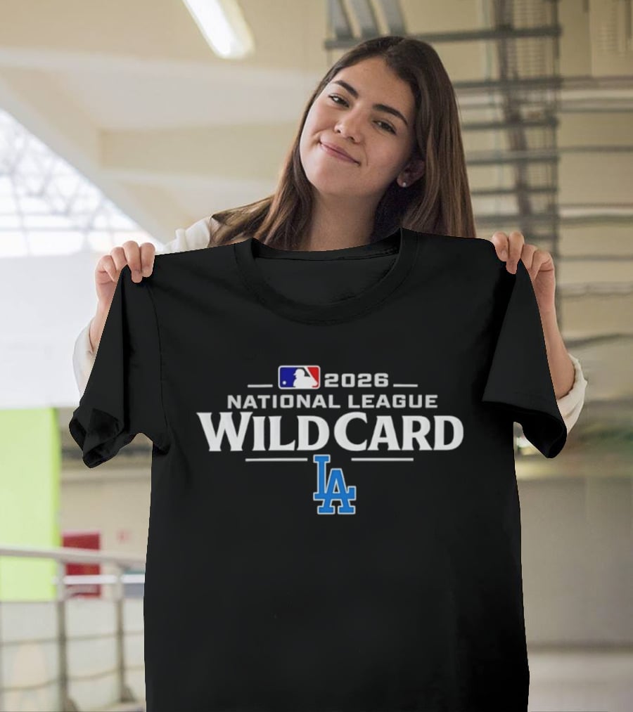 2026 Los Angeles Dodgers National League Wild Card MLB T-Shirt