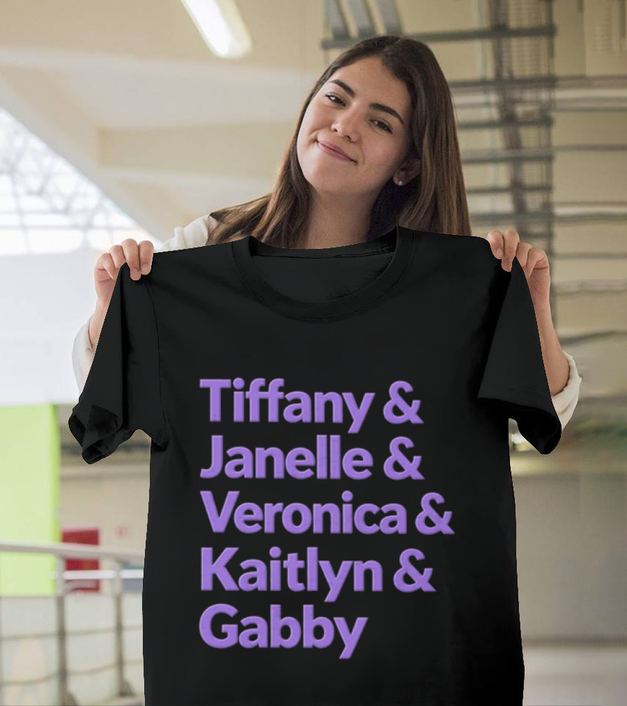 Tiffany Janelle Veronica Kaitlyn Gabby Golden State Valkyries WNBA T-Shirt