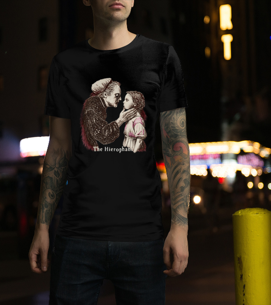 Hierophant Tarot Card Occult Esoteric Divination T-Shirt