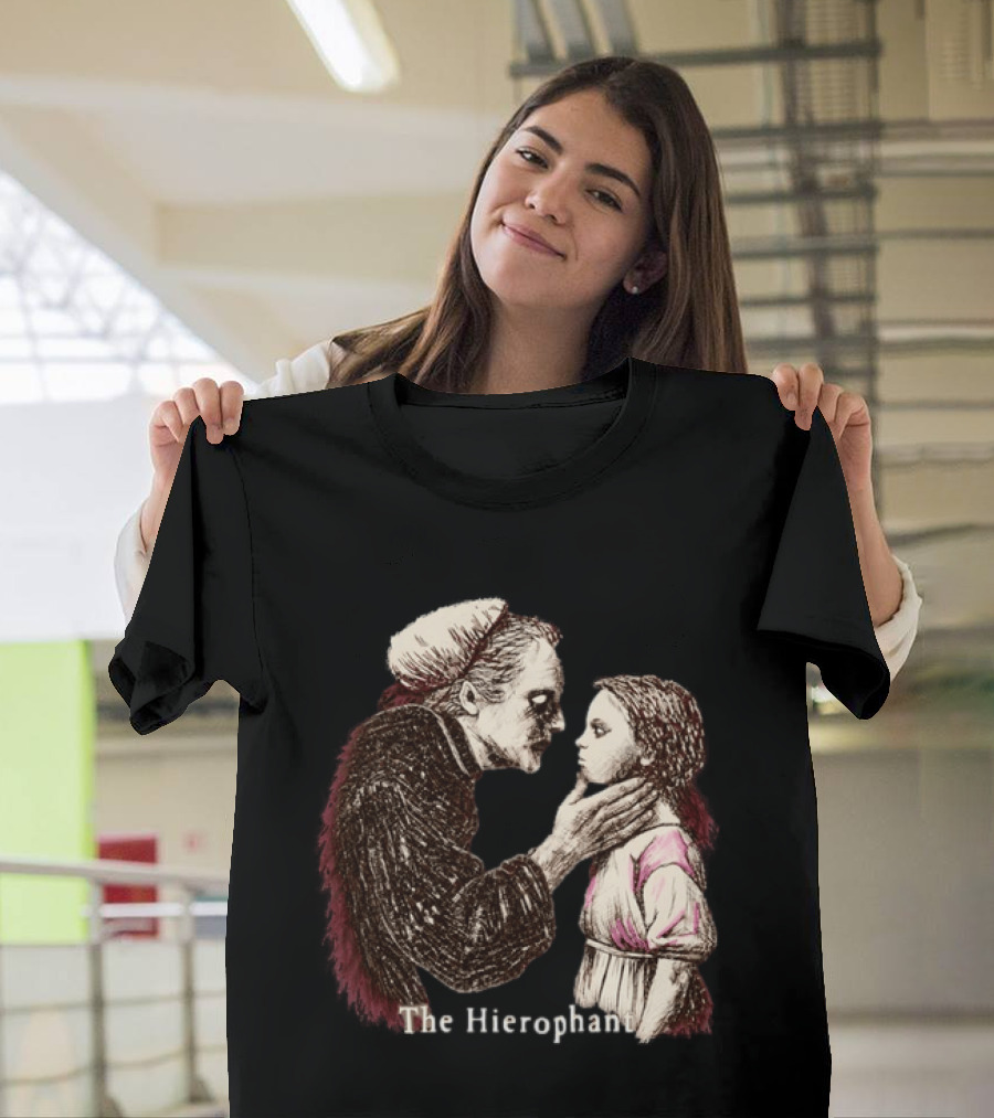 Hierophant Tarot Card Occult Esoteric Divination T-Shirt