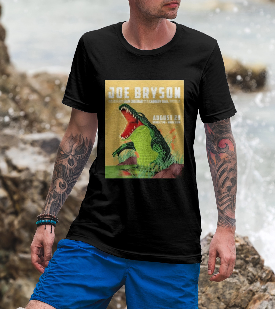 Joe Bryson With Special Guest Liam Coleman Live At Cannery Hall Nashville August 29 Crocodile T-Shirt