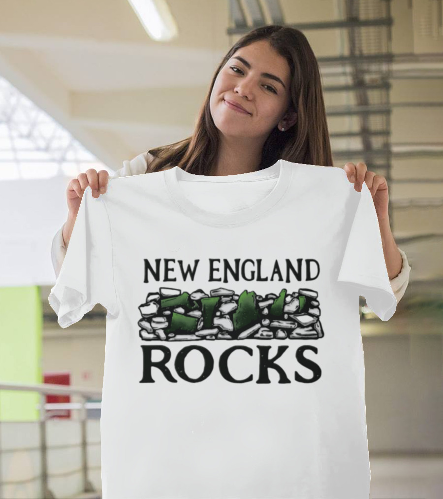 New England Rocks Stone Wall T-Shirt