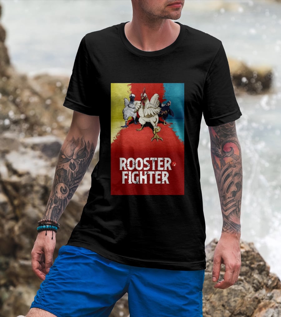 Keiji Rooster Fighter Manga Anime Adventures T-Shirt