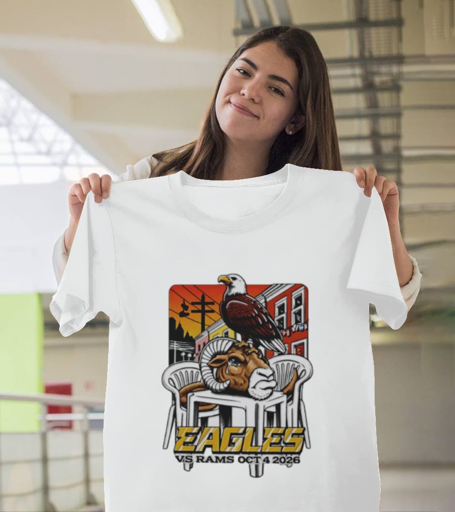 Eagles Vs Rams October 4 2026 Philadelphia Matchup T-Shirt