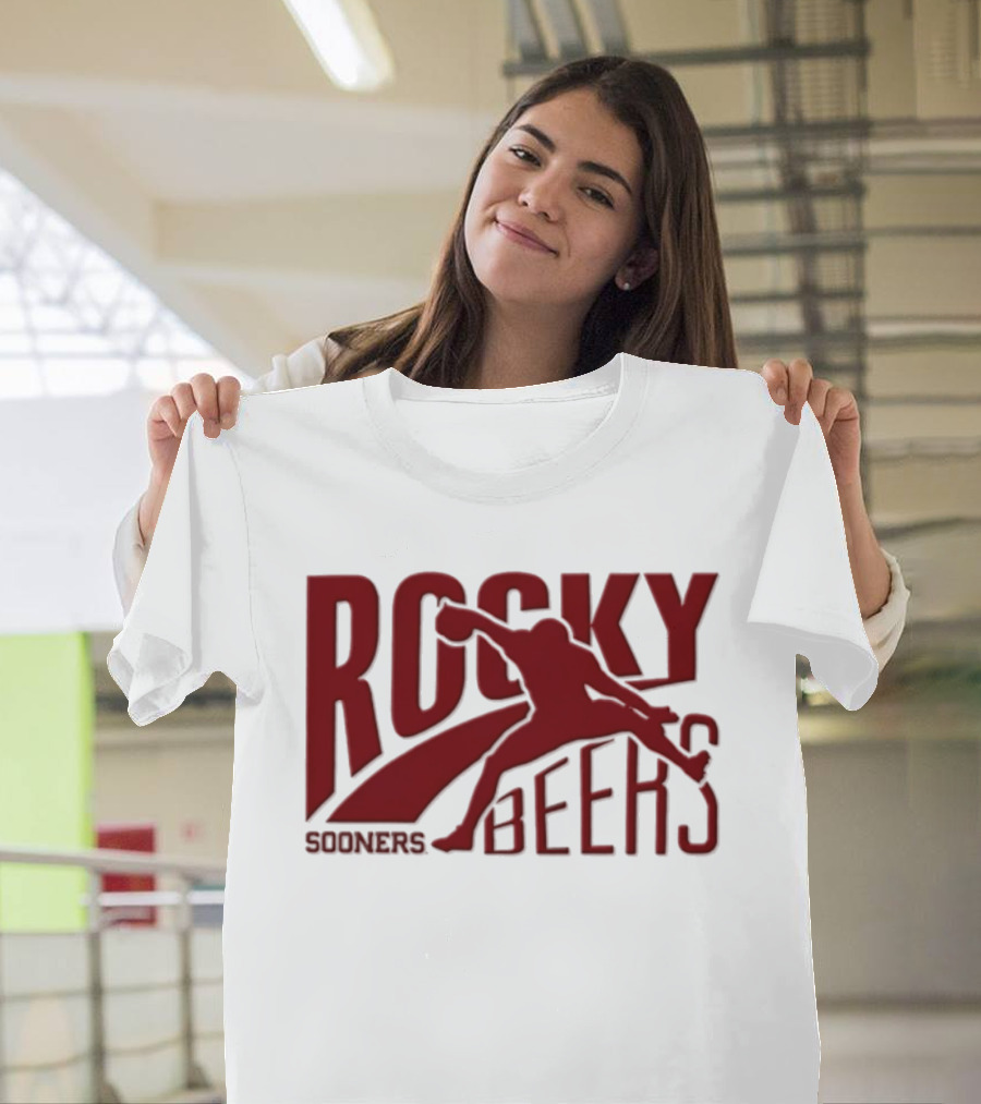 Rocky Beers Sooners Football Oklahoma Fan T-Shirt