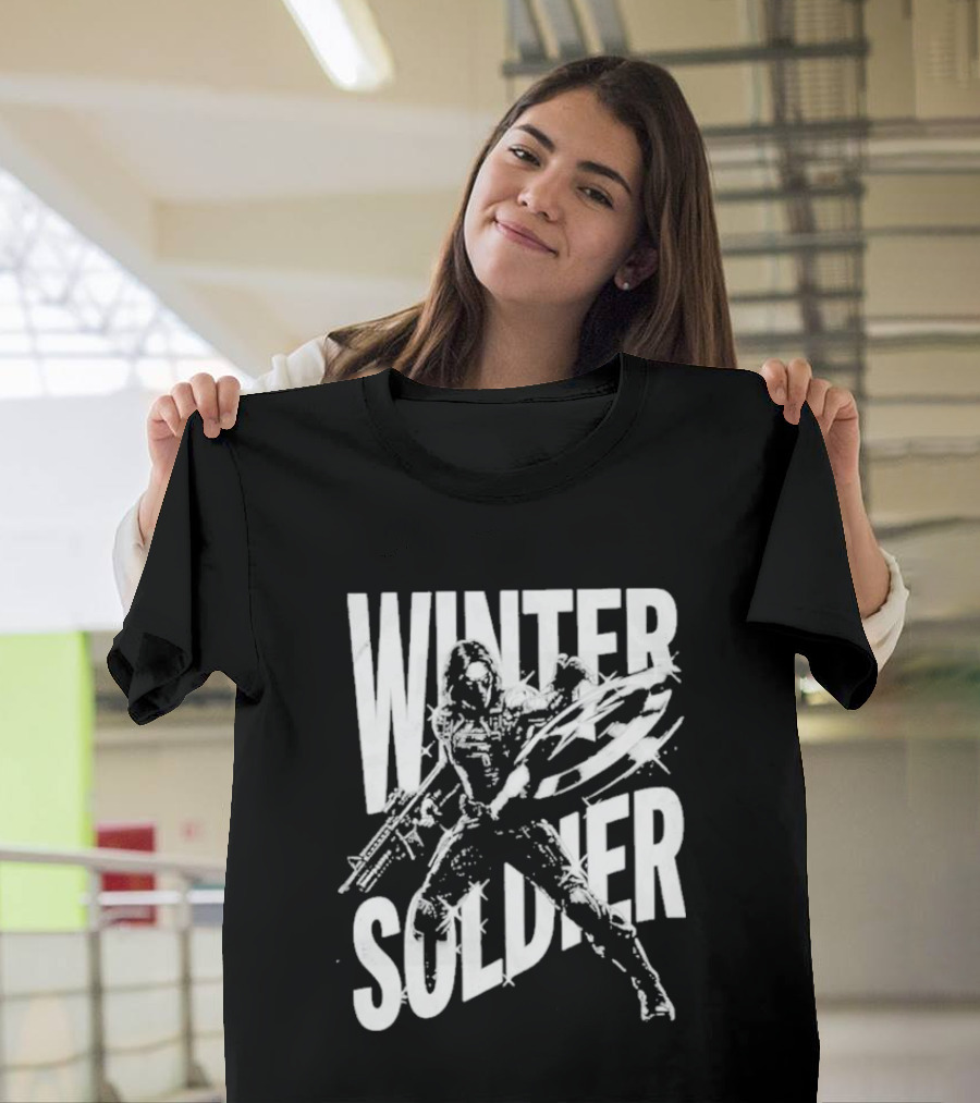 Winter Soldier Bucky Barnes Iconic Superhero T-Shirt