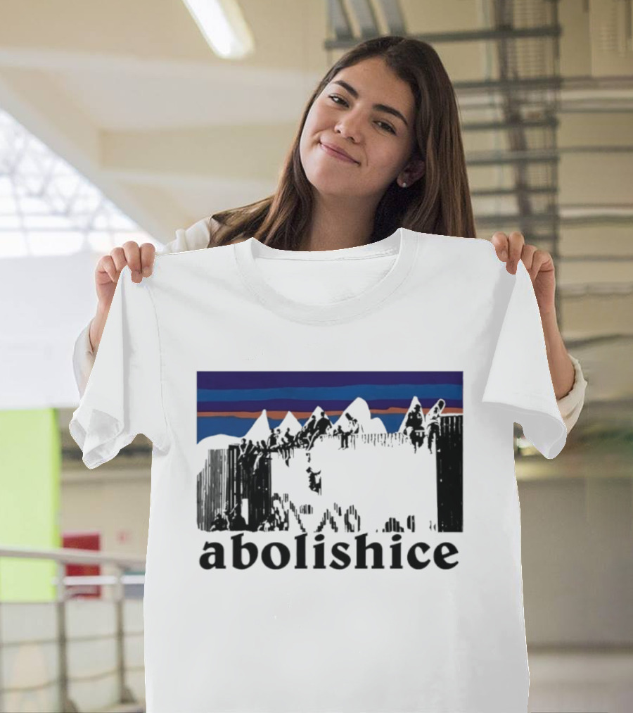 Abolish ICE Mountain Activism Scenic Protest T-Shirt