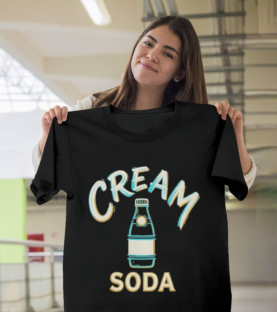 Cream Soda Bottle Drink Beverage T-Shirt