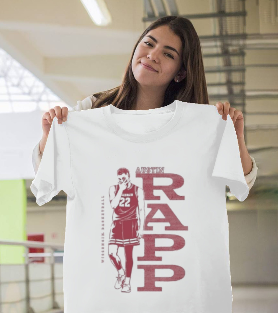Austin Rapp Wisconsin Basketball 22 NCAA T-Shirt