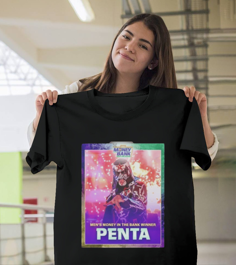 Penta Men's Money In The Bank Winner New Orleans Wrestler T-Shirt