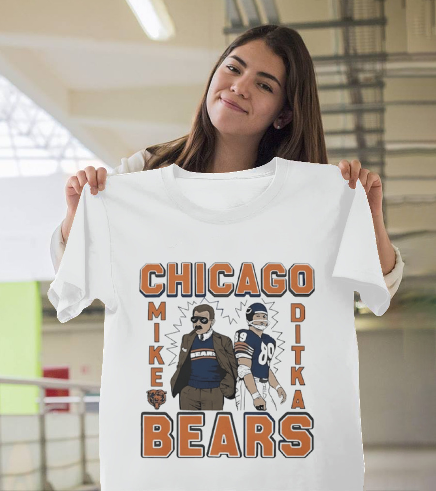 Chicago Bears Mike Ditka 89 Player T-Shirt