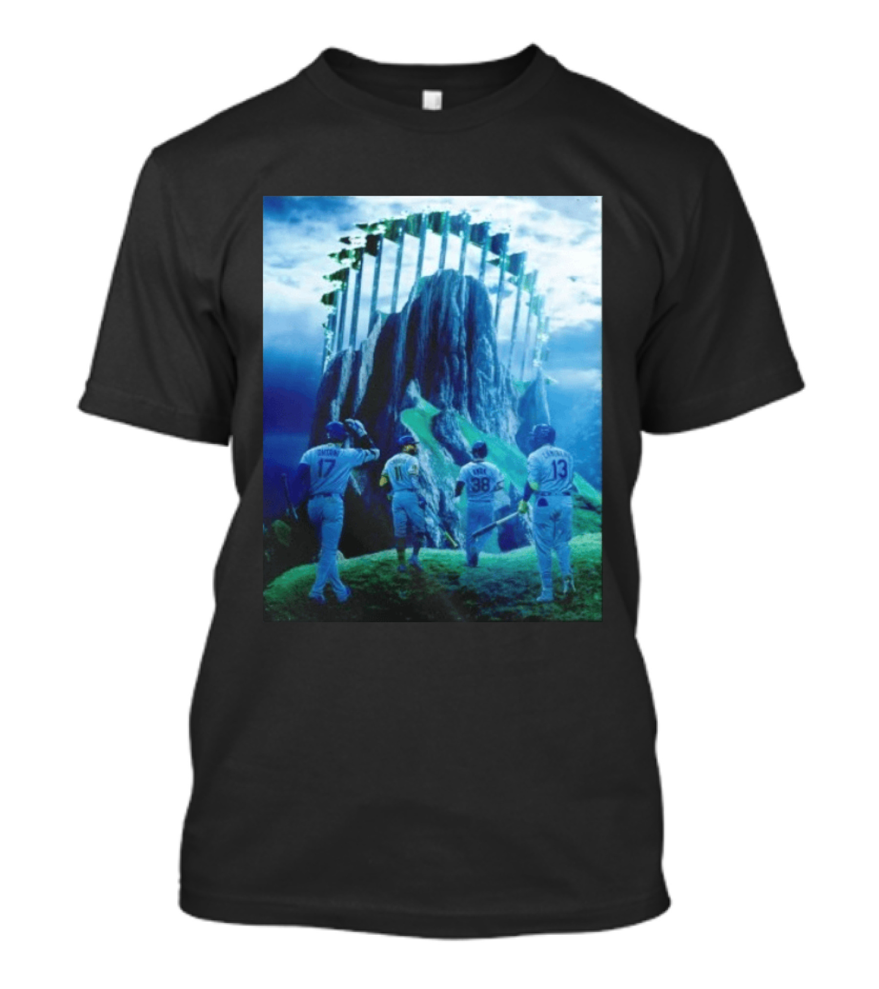 Shohei Ohtani Jackson Chourio Steven Kwan Junior Caminero MLB Fantasy Field Adventure T-Shirt
