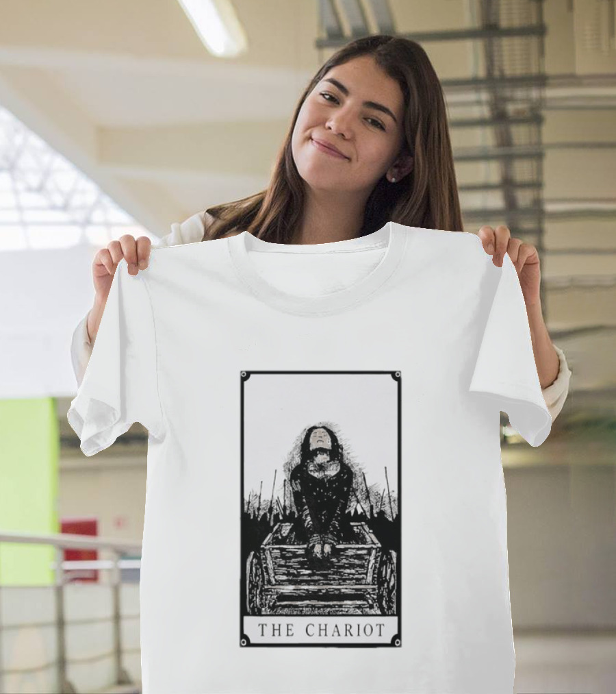 The Chariot Tarot Card Occult Divination Mystical Art Tarot Reading T-Shirt