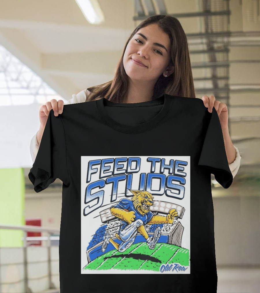 Feed The Studs Old Row Football Wildcat Stadium Run T-Shirt