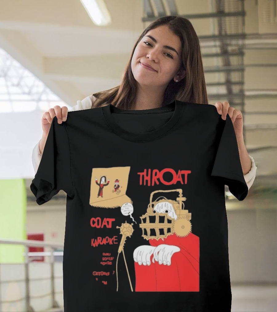 Throat Coat Karaoke Unique Style Danu Social House October 17 Fun T-Shirt