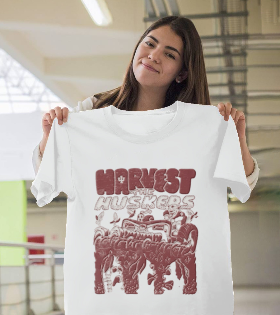 Harvest The Huskers Indiana Hoosiers Vs Nebraska Corn Battle T-Shirt
