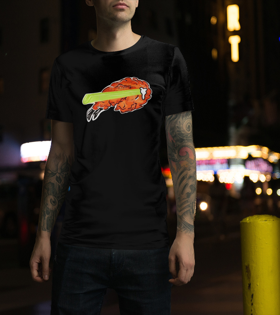Buffalo Chicken Wing Celery Stick Combo T-Shirt