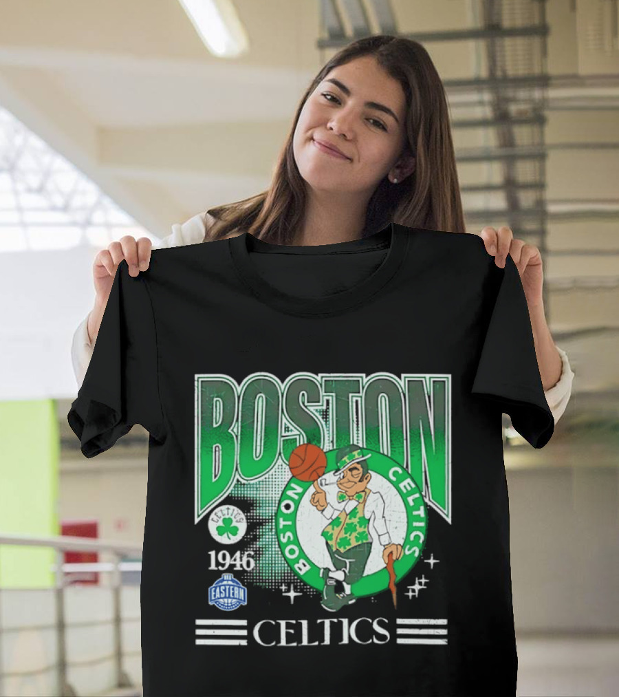 Boston Celtics 1946 Vintage Eastern Conference Basketball T-Shirt